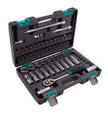 Набор инструментов, 1/2",1/4", CrV, пласт. кейс 60 пред. - ТМ STELS