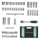 Набор инструментов, 1/2",1/4", CrV, пласт. кейс 60 пред. - ТМ STELS