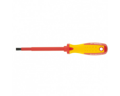 Отвертка диэлектрическая SL 6x150мм 1000V Insulated - TM MTX Отвертка диэлектрическая SL 6x150мм 1000V Insulated - TM MTX