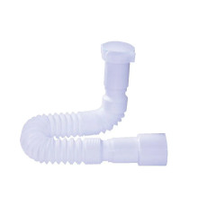 Гофротруба соеденительная с н/г 1 1/4", 1300мм, выход (40/50мм) Warerstal