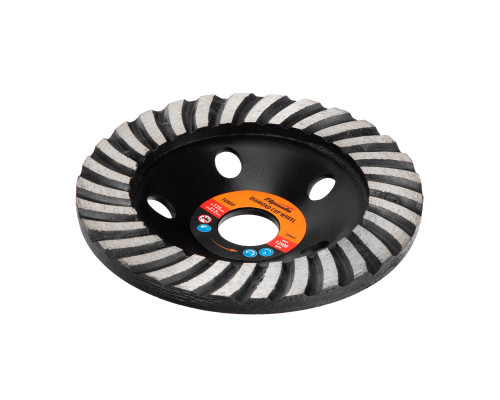 Чашка алмазная зачистная 125мм TURBO, (уп. 40шт) - TM Sparta