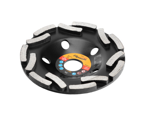 Чашка алмазная зачистная 125мм, двухрядная (уп.10шт) - ТМ Sparta