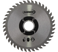 Пильный диск по дереву, 125 х 22.2мм, 40зуб Hammer