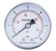 Манометр 0-0,6 Мпа Дк 50 мм 1/4, нерж. корпус SD171 - ТМ SD Plus