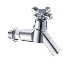 Смеситель Zerix JIK-22 102-A для холодной воды, короткий излив, настенный, гайке(кран-букс) ТМ ZERIX
