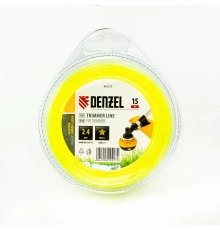 Леска для триммера, звезда 2.4 мм х 15 м, блистер Flex cord (160/40) - ТМ Denzel