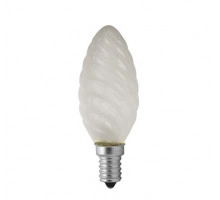 Лампа накаливания "Свеча спираль"  матовая(E14 40W) 220-240V - HL426 40W