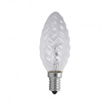 Лампа накаливания "Свеча спираль"  прозрачная (E14 40W) 220-240V - HL427 40W