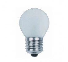 Лампа накаливания "Шар" полуматовая (E27 60W) 220-240V - HL432 60W