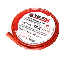 Теплоизоляция для труб 18х4 красная (рул/10м) ТМ Valfex