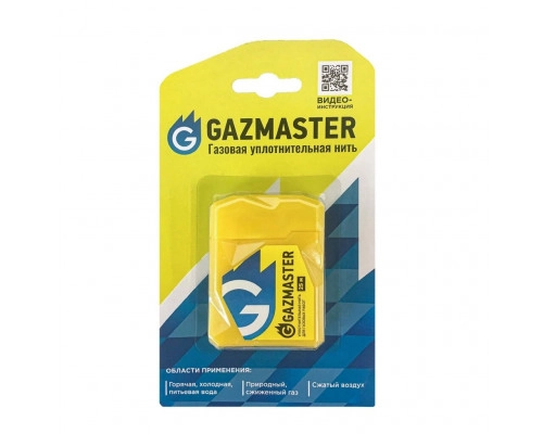 Газовая уплотнительная нить "GAZMASTER" 25м (уп.25шт) Газовая уплотнительная нить "GAZMASTER" 25м (уп.25шт)