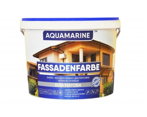 Краска ВД фасадная Fassadenfarbe Aquamarine, ТМ Корабельная 2.5 л/3.5 кг Краска ВД фасадная Fassadenfarbe Aquamarine, ТМ Корабельная 2.5 л/3.5 кг