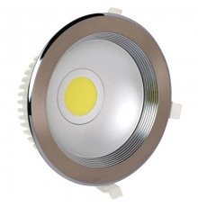 Светильник потолочный точечный круг 3" COB LED 8W 4200K 354Lm (мат. хром) / 220-240V / IP20 - HL695L