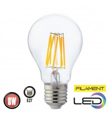 Светодиодная лампа Filament светодиод. нить 8W Е27 4200К 500Lm 220-240V