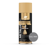 Спрей-краска акриловая METALLIC effect (400мл) RAL 9006 бело-алюминиевый