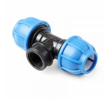 Тройник компрессионный ВР 20x1/2x20 (20; 100) TM Valfex