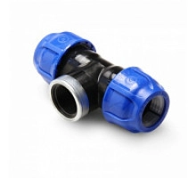 Тройник компрессионный усиленный ВР 25x1/2 (уп.10шт) TM Poelsan