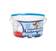Краска Modem Euroweiss 7 кг дисперсионная супер белая для вн. работ